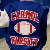 Carmel High School Football Team Blue Varsity Jacket