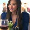 Unprisoned S02 Jamie Chung Blue Cardigan
