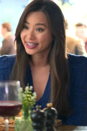 Unprisoned S02 Jamie Chung Blue Cardigan