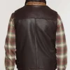 Mens Brown Lambskin Leather Vest