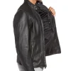 Cowhide Leather Mens Vintage Jacket