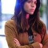 Angela Lopez The Rookie Brown Jacket