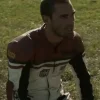 One Fast Move 2024 K.j. Apa Racer Leather Jacket