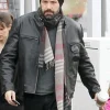 Ben Affleck Black Real Leather Jacket