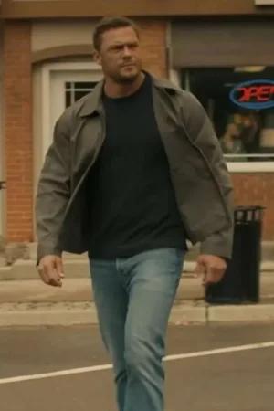 Reacher S02 Jack Reacher Grey Cotton Jacket