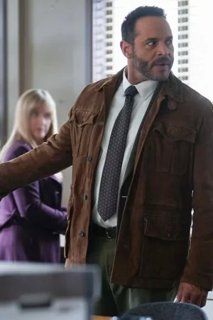 Tv Series High Potential S01 Daniel Sunjata Brown Jacket