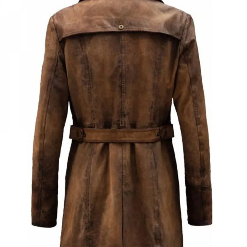 Batman Knightmare Brown Leather Coat