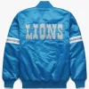 Detroit Lions Light Blue Starter Jacket