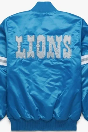Detroit Lions Light Blue Starter Jacket