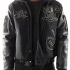 Las Vegas Raiders Antonio Pierce Varsity Jacket