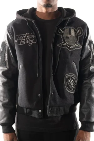 Las Vegas Raiders Antonio Pierce Varsity Jacket