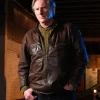 Ridley S01 Alex Ridley Brown Leather Jacket