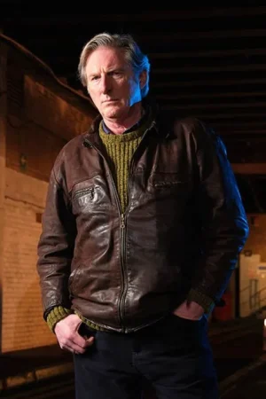 Ridley S01 Alex Ridley Brown Leather Jacket