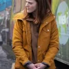 Vigil 2021 Rose Leslie Yellow Jacket