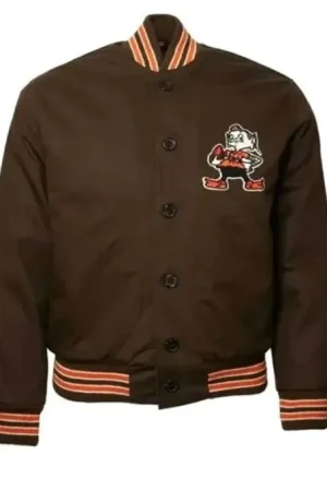 American FootBall Cleveland Browns 1950 Brown Varsity Jacket
