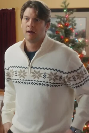 A Very Vermont Christmas Ryan McPartlin Zip Sweater