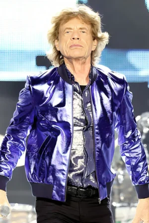 Mick Jagger Hackney Diamonds Tour 2024 Blue Jacket