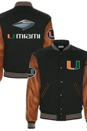 University Of Miami Hurricanes Varsity Jacket