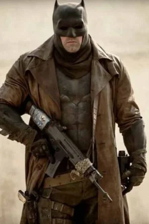 Batman Knightmare Brown Leather Coat