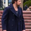 It Ends With Us 2024 Brandon Sklenar Blue Coat
