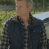 Under The Vines S03 Charles Edwards Blue Quilted Vest