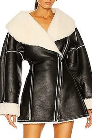 Real Housewives of Beverly Hills Sanela Diana Jenkins Shearling Coat