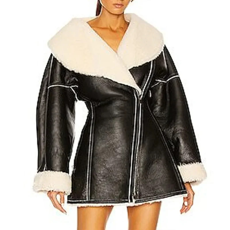 Real Housewives of Beverly Hills Sanela Diana Jenkins Shearling Coat