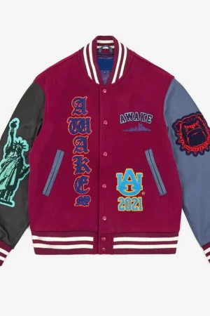 NY Awake Chenille Letterman Jacket