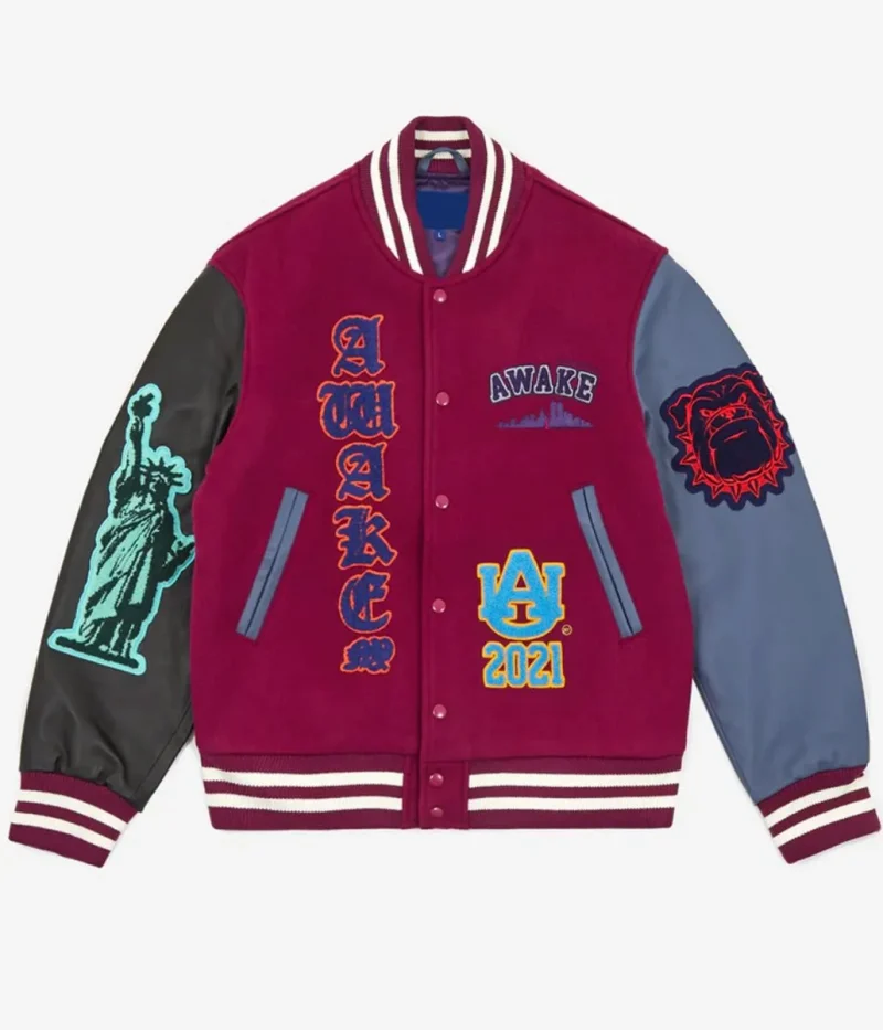 NY Awake Chenille Letterman Jacket