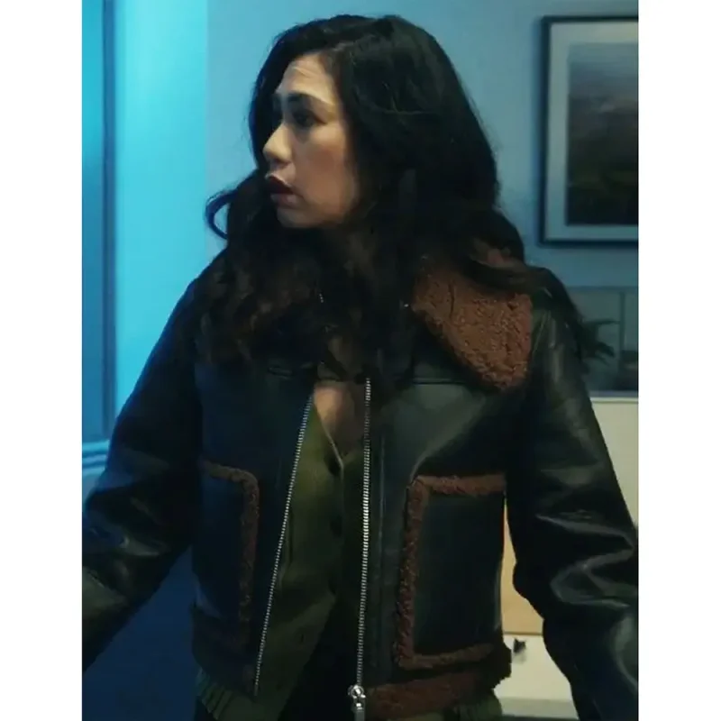 The Equalizer Season 3 Liza Lapira Leather Jacket