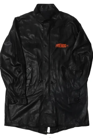 Friends Vlone Leather Coat