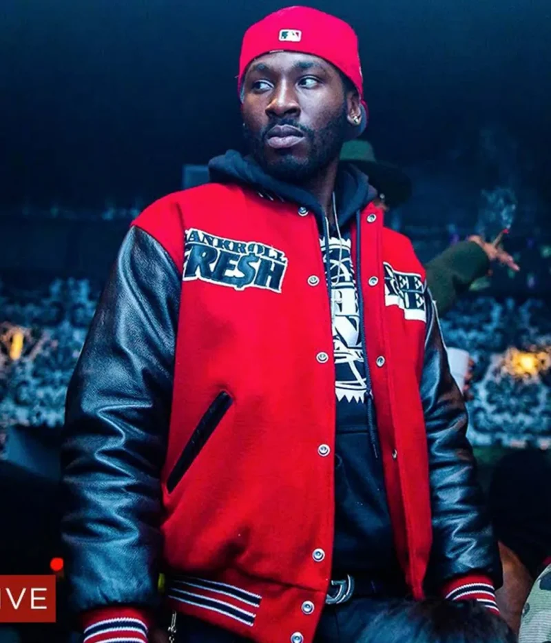 Bankroll Fresh Street Money Worldwide Letterman Jacket