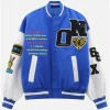 Zero Fighter Dinosaur Skeleton T-Rex Letterman Jacket