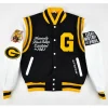 Grambling State University Motto 2.0 Varsity Black and White Jacket