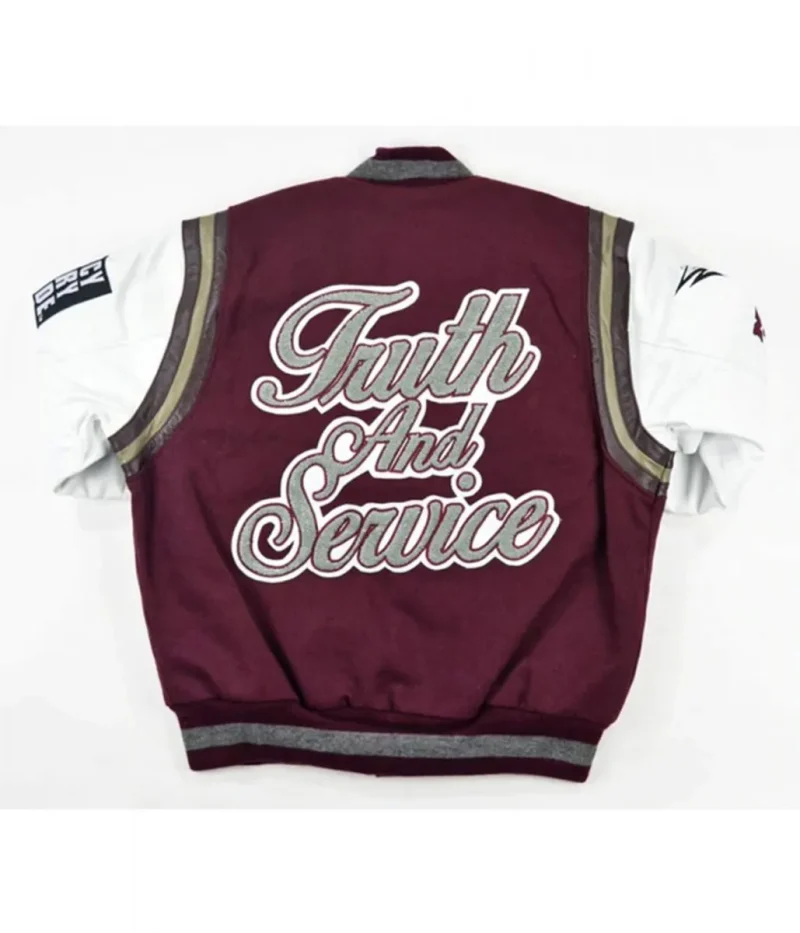 North Carolina Central University Motto 2.0 Letterman Purple Jacket