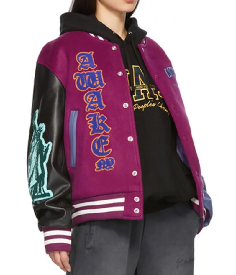 NY Awake Chenille Letterman Jacket