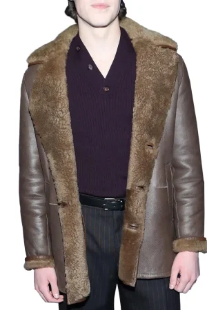 Jeremy Allen White The Iron Claw Leather Coat