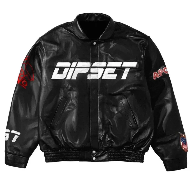 OVO Dipset Diplomats Leather Jacket