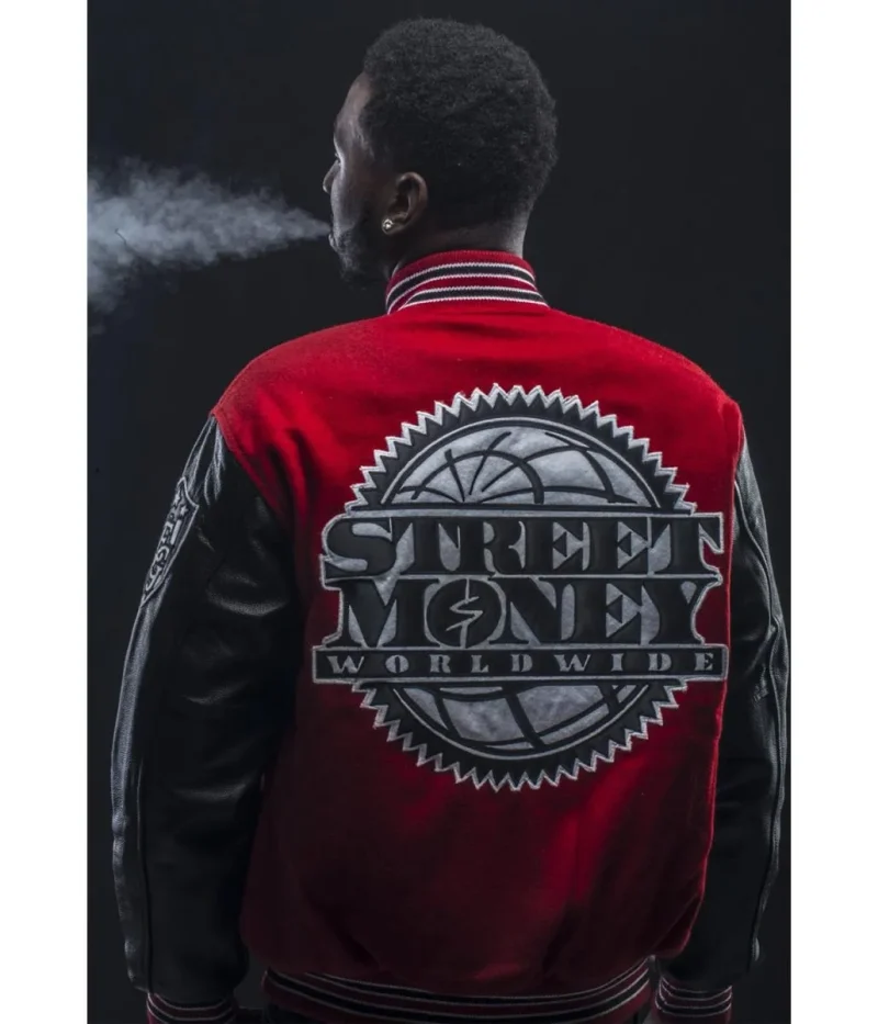 Bankroll Fresh Street Money Worldwide Letterman Jacket
