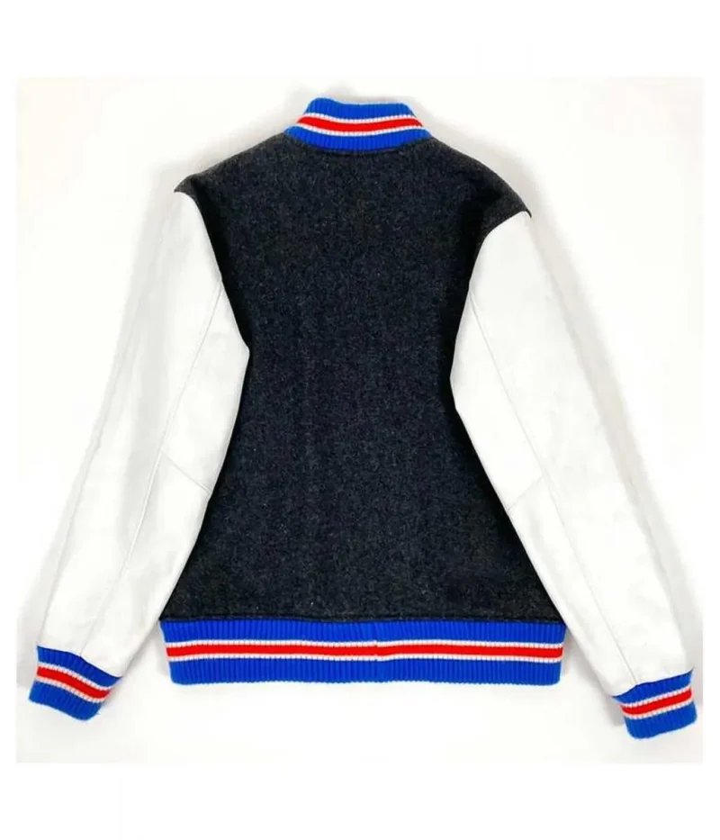 Supreme Tiger White and Black Varsity Jacket