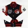 Winston-Salem State University HBCU Motto 2.0 Varsity Black and White Jacket