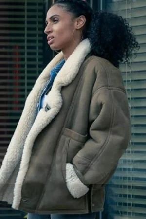 Gabrielle Ryan Power Book IV Force Shearling Jacket