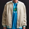 X Converse Golf Le Fleur Bomber Sherpa Jacket