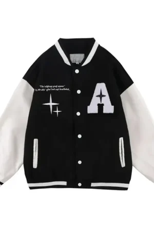 Varsity TideEku Shine Black/Pink Jacket