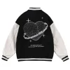 Varsity TideEku Shine Black/Pink Jacket