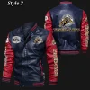 Hamilton Tiger-Cats Bomber Varsity Leather Jacket