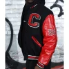 Men’s Clark Atlanta University Black and Red Varsity Jacket