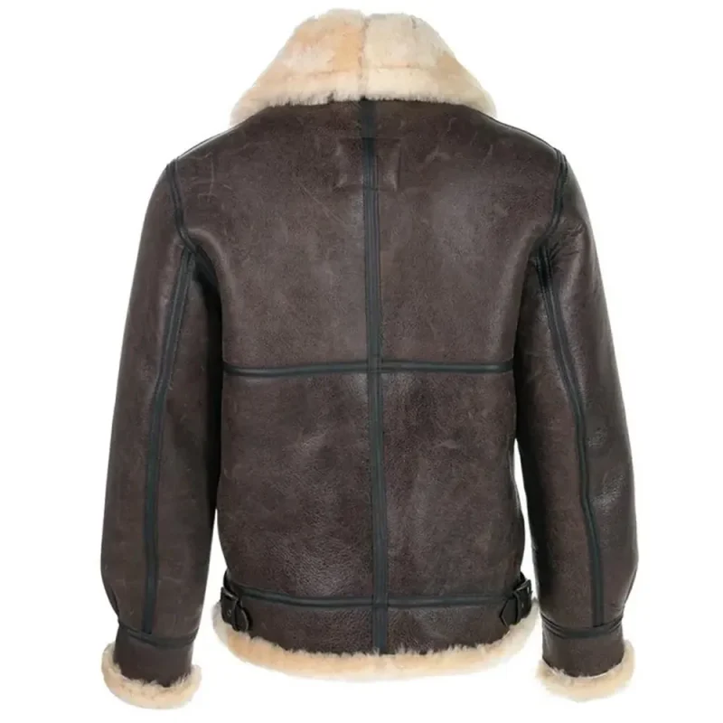 Leon Kennedy Resident Evil 4 Remake Shearling Jacket