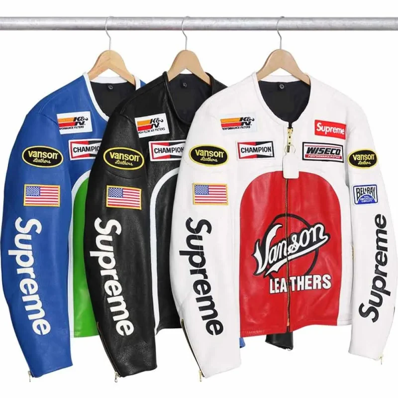 Supreme Vanson Leather Star Jacket