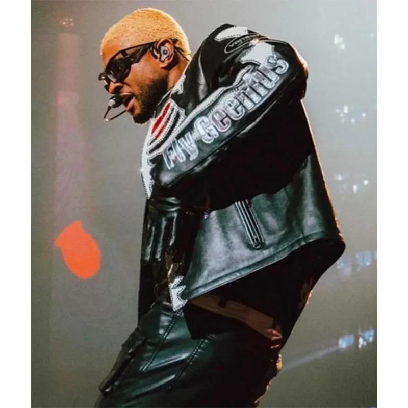 Usher Punisher Skeleton Leather Jacket